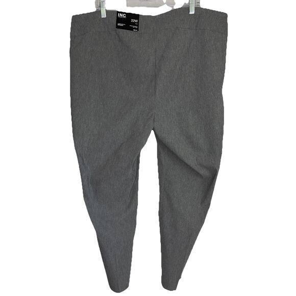 INC Womens Sz22 Skinny Leg Crop Mid Rise Tummy Control Pull On Dress Pants NWT - Picture 8 of 13